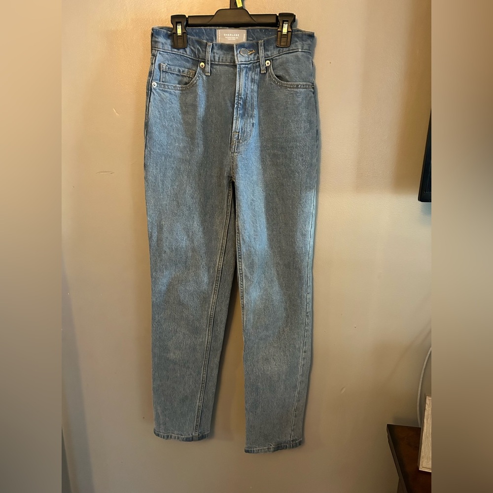 Everlane Jeans - The Original Cheeky Jean” Medium Blue Organic Cotton - Picture 2 of 10